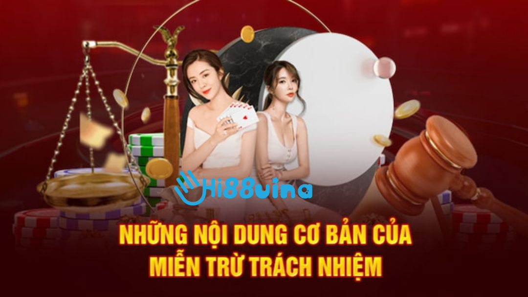 Nội dung miễn trừ trách nhiệm